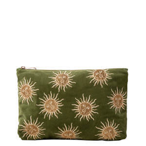 Elizabeth Scarlett Sun Goddesss Green Everyday Pouch